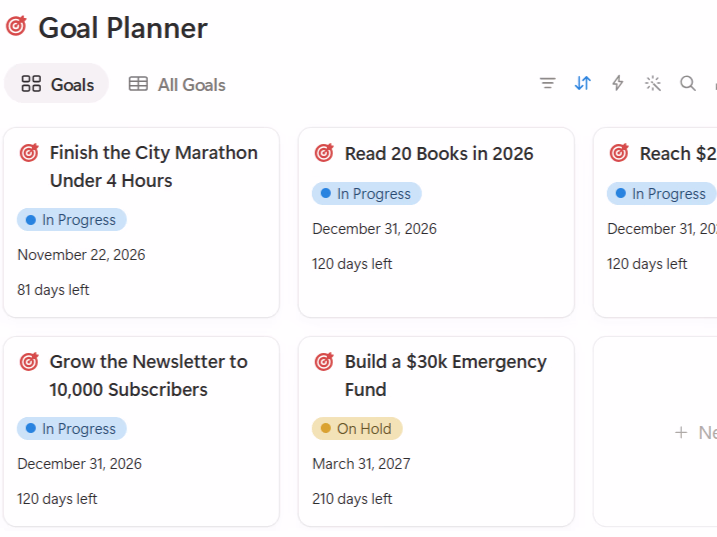 Goal Planner