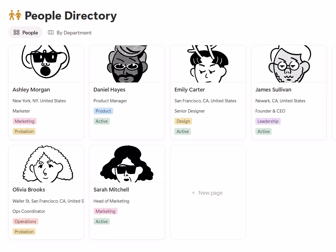 People Directory