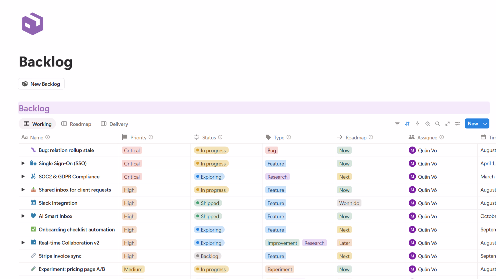 Product TailorFlow preview