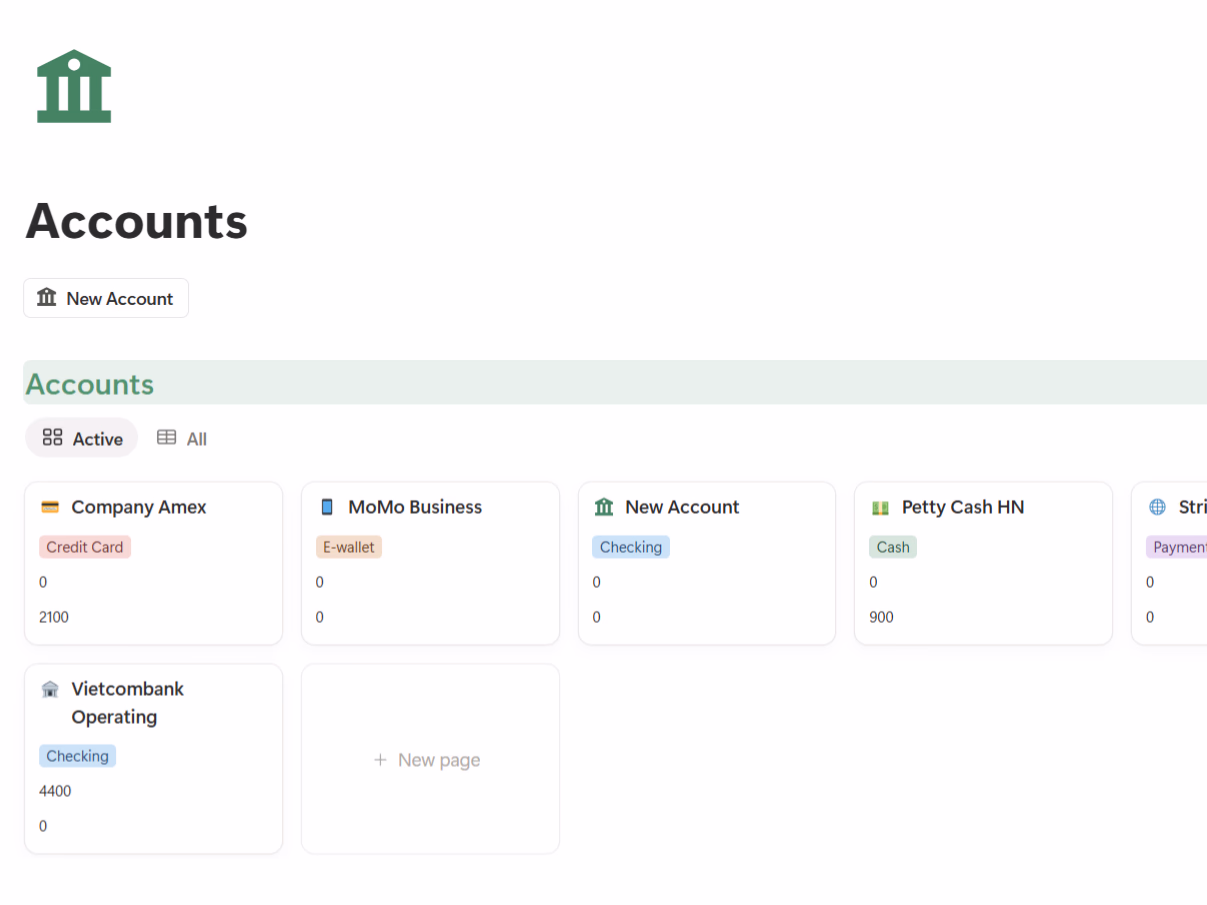 Accounts - Business OS