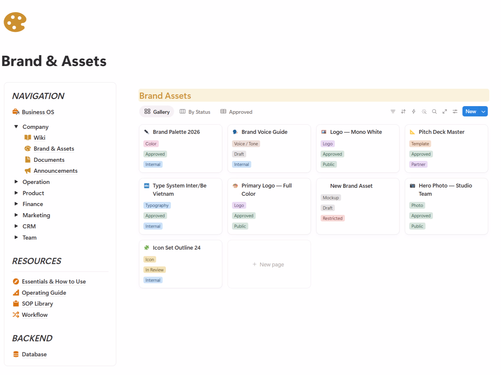 Brand & Assets - Business OS