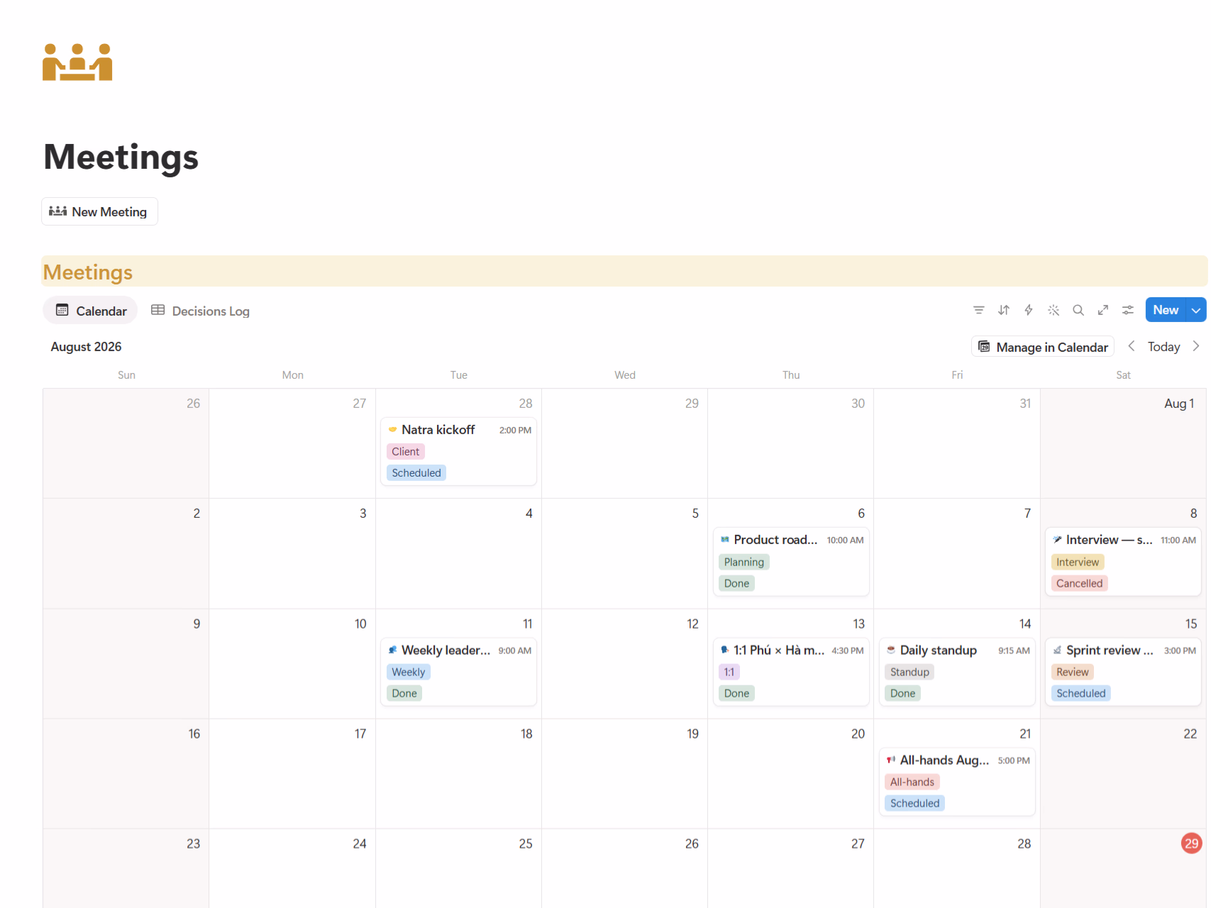 Meetings - Business OS