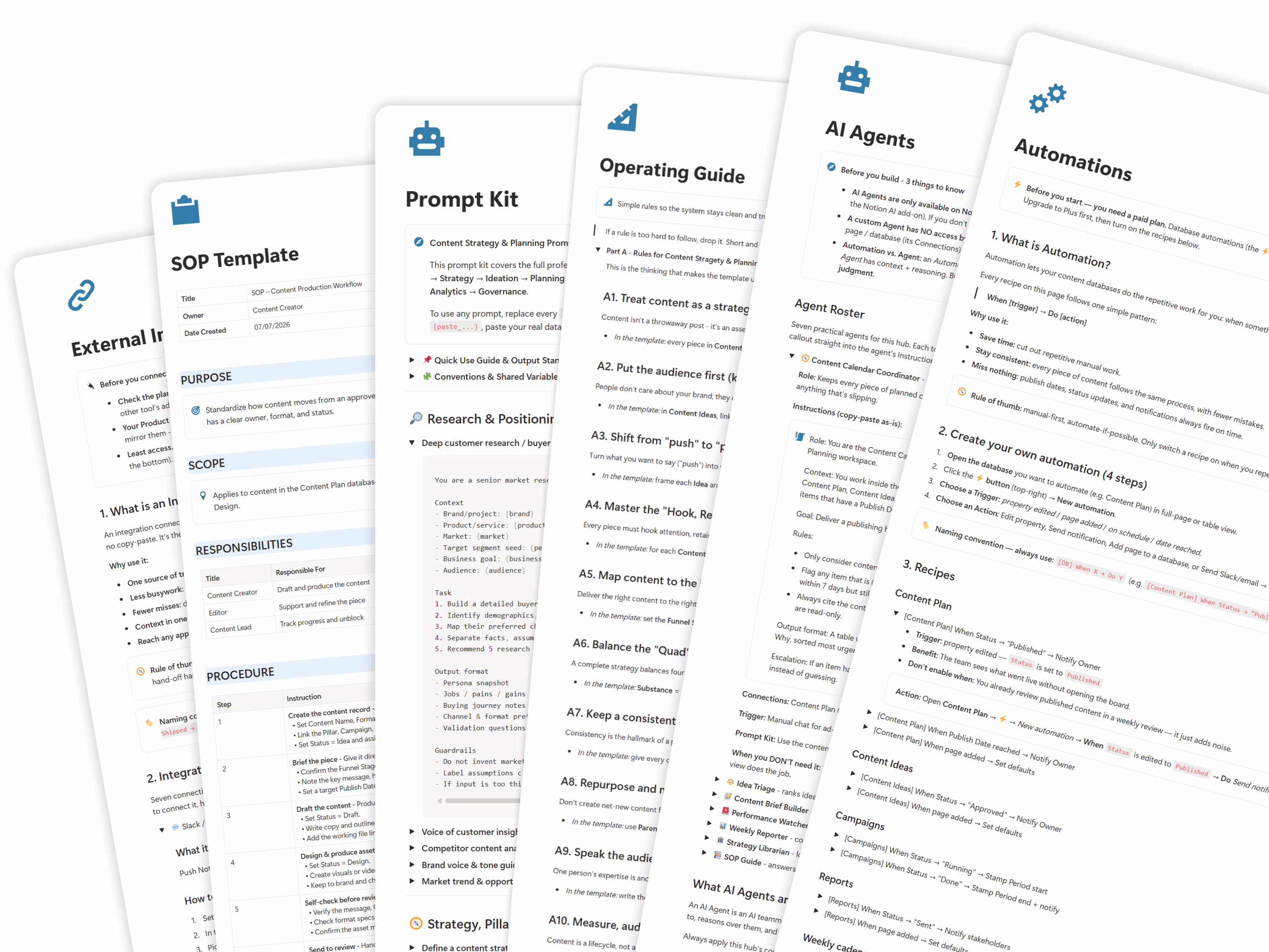 Make the workflow easier to repeat - Content Planner