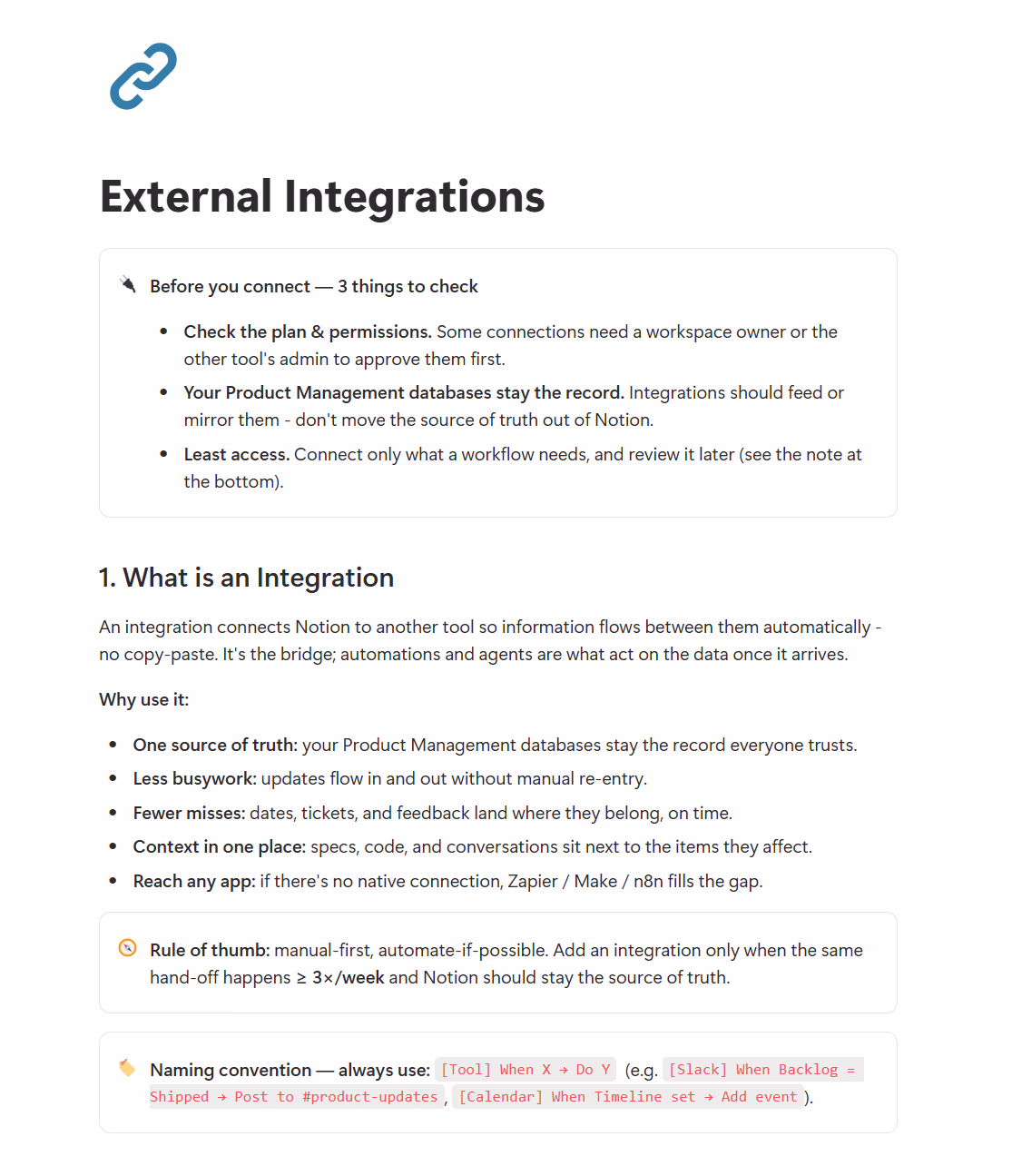 Integrations Guide - Content Planner