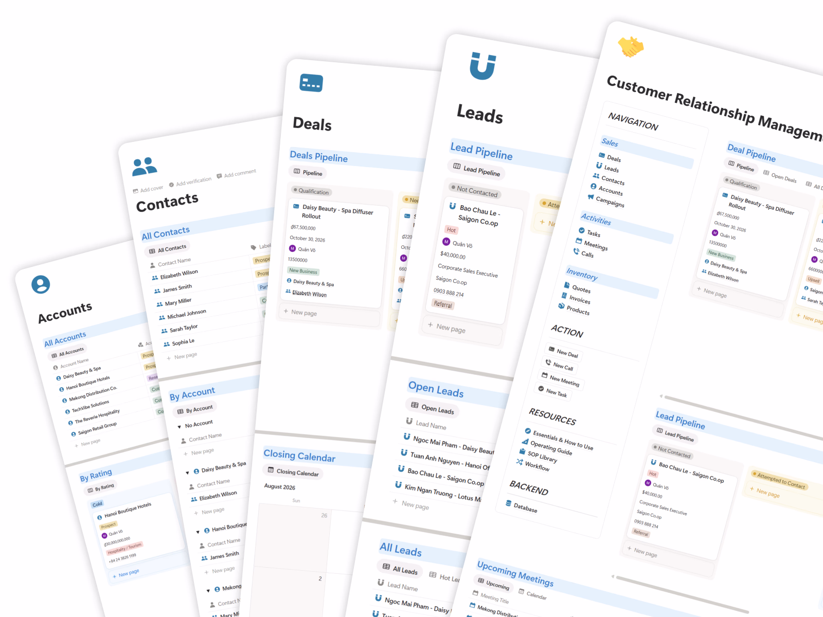 Standardize your sales routine - CRM