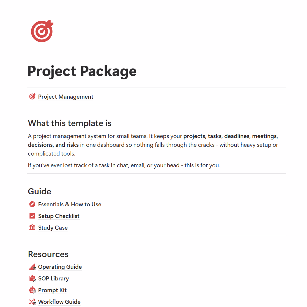 Free Future Updates - Project Management