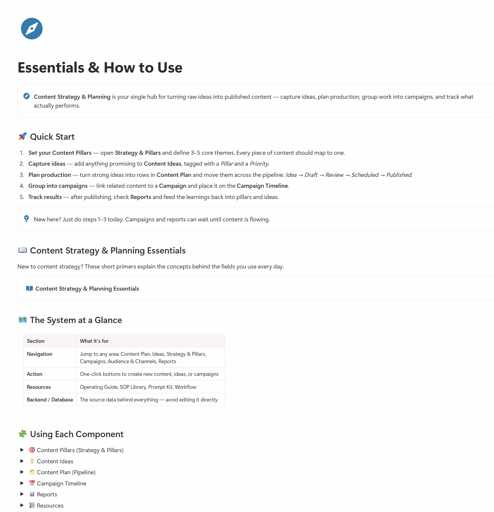 Essentials & How to Use