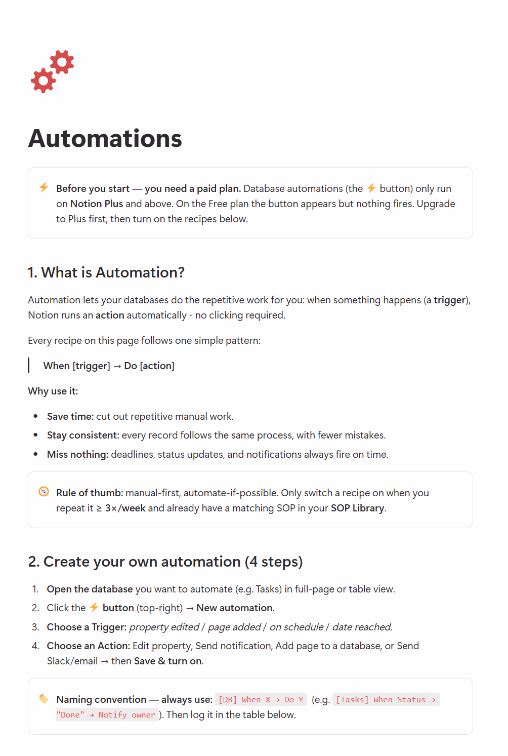 Automations Guide